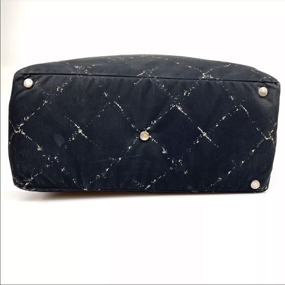 💛 Authentic Chanel Travel Line Black Nylon Bag - Picture 7 of 8